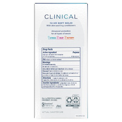 Secret Clinical Active Fresh 2.6oz - Imperfect Box