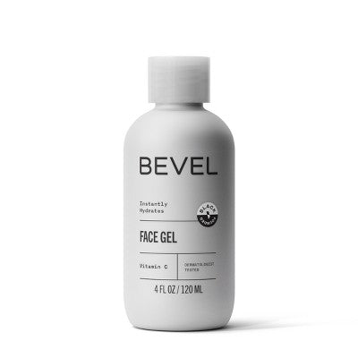 Bevel Men's Face Gel with Tea Tree Oil; Vitamin C 4 fl oz - Imperfect Container