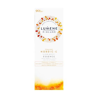 Lumene Valo Glow Boost Essence Serum with Vitamin C & Hyaluronic Acid 1 fl oz - Imperfect Box