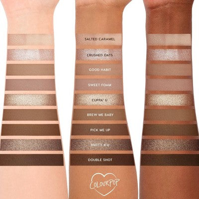 ColourPop 9-Pan Eyeshadow Makeup Palette Deja Brew 0.3oz - Missing Box