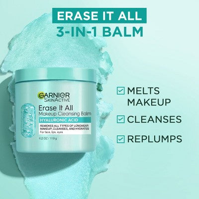 Garnier Makeup Cleansing Balm Hyaluronic Acid 4.2oz - New
