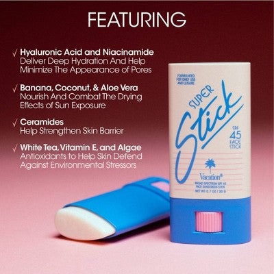 Vacation Super Stick Face SPF 45 - New