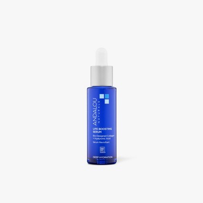 Andalou Naturals Deep Hydration Life Boosting Face Serum 1 fl oz - New