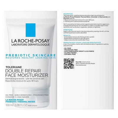 La Roche Posay Toleriane Double Repair Face Moisturizer 3.38oz - Imperfect Box