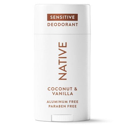 Native Sensitive Solid Deodorant for Women & Men Coconut & Vanilla 2.65oz - New