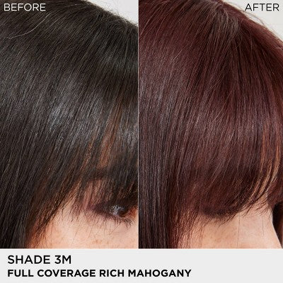 L'Oreal Paris Colorsonic Permanent Hair Color Cartridge Darkest Brown Mahogany 3M - Imperfect Box