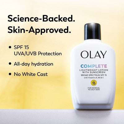 Olay Complete Lotion Moisturizer SPF 15 6 fl oz - Missing Box