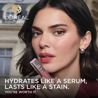 L'Oreal Paris Paradise Hyaluron Tint Lip Stain Serum 217 Smoky Mauve 0.16 fl oz - Imperfect Container