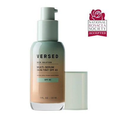 Versed Skin Solution Multi-Serum Skin Tint Foundation SPF 40 7C 1 fl oz - Imperfect Container