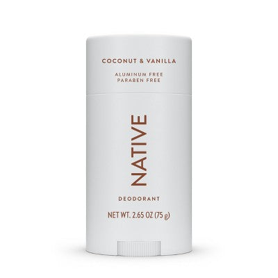 Native Solid Deodorant for Women & Men Coconut & Vanilla 2.65oz - Imperfect Container