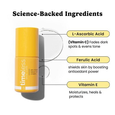 Timeless Skin Care Vitamin C and E Ferulic Acid Serum 4 fl oz - Missing Box