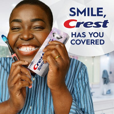 Crest 3D White Brilliance Vibrant Toothpaste Peppermint 4.6oz/3pk - Imperfect Box