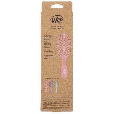Wet Brush Go Green Speed Dry Hair Brush Pink - New