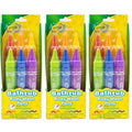 Crayola Body Wash Bath Pens Unscented 3pk/6 fl oz - New