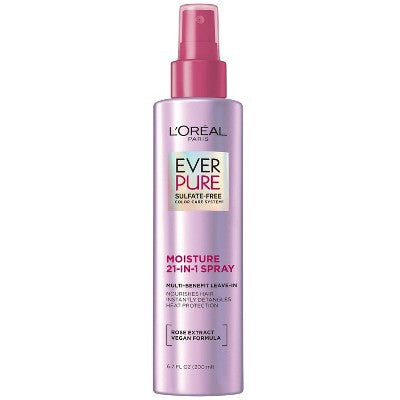 L'Oreal Paris EverPure 21-in-1 Leave In Conditioner Spray 6.8 fl oz - New