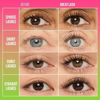 Maybelline Mini Mascara Holiday Gift Set with Great Lash 3pc - Imperfect Box