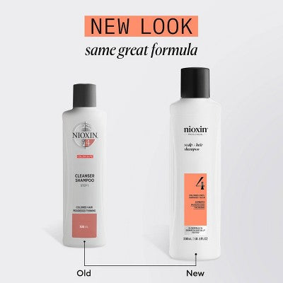 Nioxin System 4 Shampoo Cleanser - 10.1 fl oz