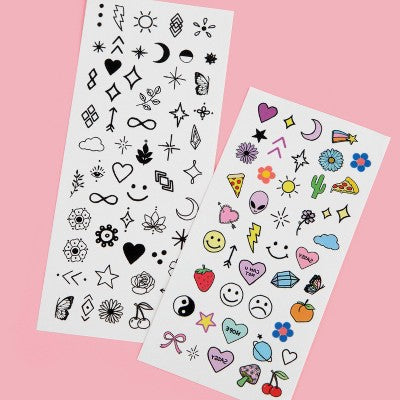 JAPONESQUE Nailed It! Art Kit. Inked By Dani Nail Art Tattoos 6pc - New