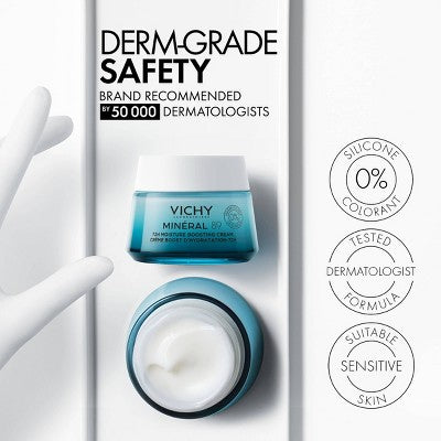 Vichy Mineral 89 Fragrance Free Face Cream - 1.69oz