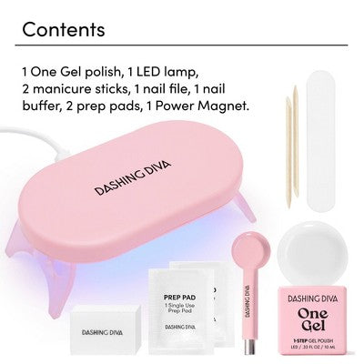 Dashing Diva One Gel Magnetic Starter Kit Villainous 9ct - Imperfect Box