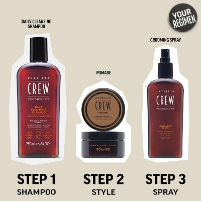 American Crew Men's Firm Hold and Non-Flaking Hair Styling Gel  8.4 fl oz - Imperfect Container