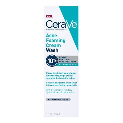 CeraVe Acne Control Foaming Face Cleanser 10% BPO 5 fl oz - Imperfect Box