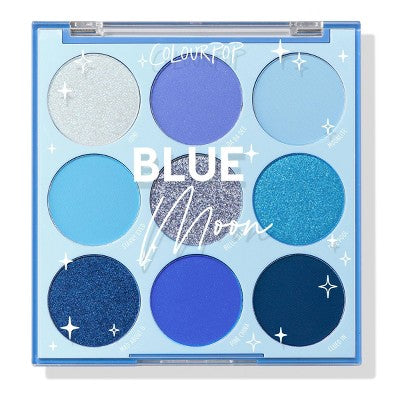 ColourPop 9-Pan Eyeshadow Palette Blue Moon 0.3oz - Imperfect Box