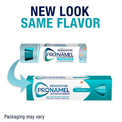 Sensodyne Pronamel Fresh Breath  Toothpaste Fresh Wave 2pk /4oz - Missing Box