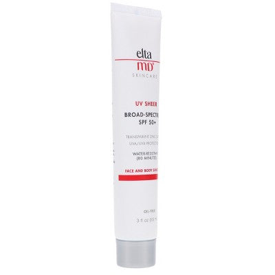 EltaMD UV Sheer Broad-Spectrum SPF 50+ Face and Body Sunscreen 3 oz - Missing Box