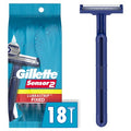 Gillette Sensor2 Base Fixed Head Men's Disposable Razors 18ct - Imperfect Box