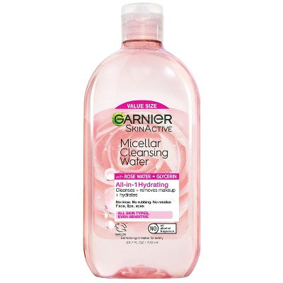 Garnier SkinActive Water Rose Micellar Cleansing Water 23.7 fl oz - Imperfect Container