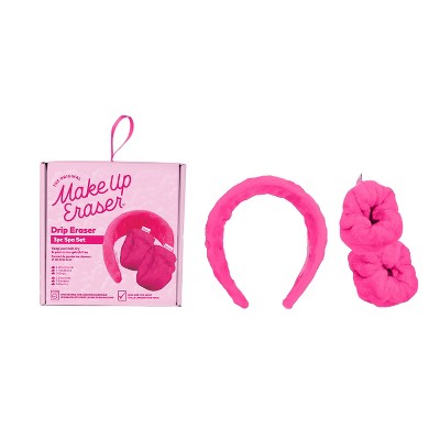 MakeUp Eraser Drip Eraser Head Band/Wrist Guards 3ct - New