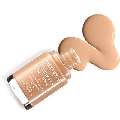 Neutrogena Healthy Skin Liquid Makeup Foundation, Lightweight & Flawless Coverage with Broad Spectrum SPF 20 Sunscreen 30 Buff - Imperfect Container