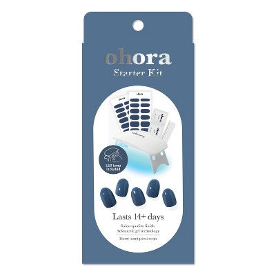 Ohora Gel Nail Art Basic Line Starter Kit Indigo Blues 30pc - New