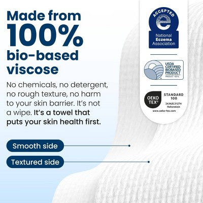 Clean Skin Club Disposable Face Towel for Improved Skin XL 50ct - New