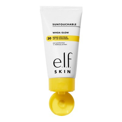 e.l.f. SKIN Suntouchable Whoa Glow Primer Sunbeam SPF 30 1.69 fl oz - Imperfect Box