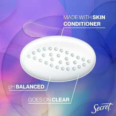 Secret Fresh Clear Gel Deodorant  Relaxing Lavender 2.6oz/2pk - Imperfect Box