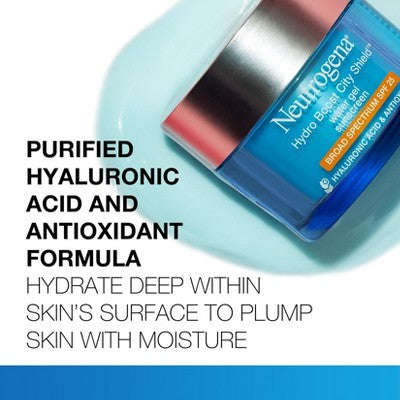 Neutrogena Hydro Boost City Shield Water Face Gel SPF 25 1.7oz - Imperfect Box