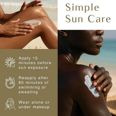 Black Girl Sunscreen Broad Spectrum Infused with Jojoba Oil SPF 30 3 fl oz - Imperfect Container