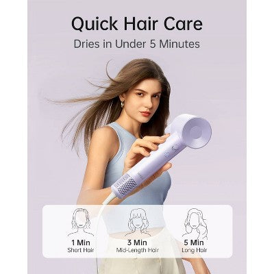 Laifen SE Lite Hair Dryer Purple 1400 Watts - Imperfect Box