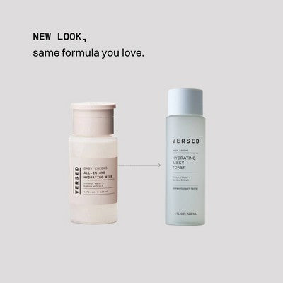Versed Skin Soothe Hydrating Milky Toner 4 fl oz - Imperfect Container