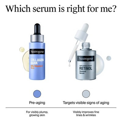 Neutrogena Collagen Bank 15% Vitamin C Glow + Tone Booster Serum 0.5 fl oz - Imperfect Box