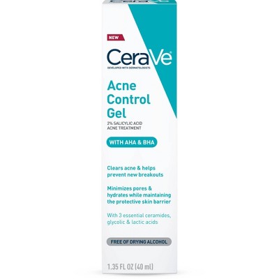 CeraVe Salicylic Acid Acne Treatment Control Gel 1.35oz - Imperfect Box