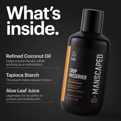 MANSCAPED Crop Preserver Men's Groin and Body Deodorant 6 fl oz - New