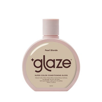 Glaze SuperGloss Color Conditioning Hair Gloss Pearl Blonde Purple Toner 6.4 fl oz - New