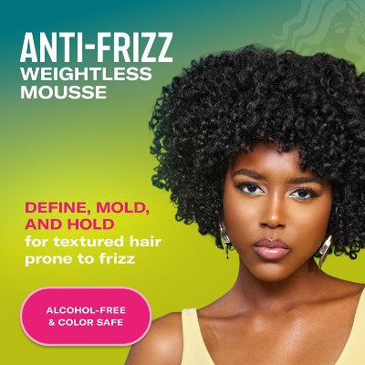 Mielle Organics Avocado & Tamanu Anti-Frizz Mousse 7.5 fl oz - New