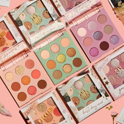 ColourPop 9-Pan Eyeshadow Makeup Palette Feelin' Toasty 0.3oz - Imperfect Box