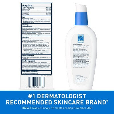 CeraVe Face Moisturizer with Sunscreen SPF 30 3 fl oz - Missing Box