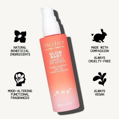 Pacifica Glow Baby Super Glow Face Lotion SPF 30 1.7 fl oz - Missing Box