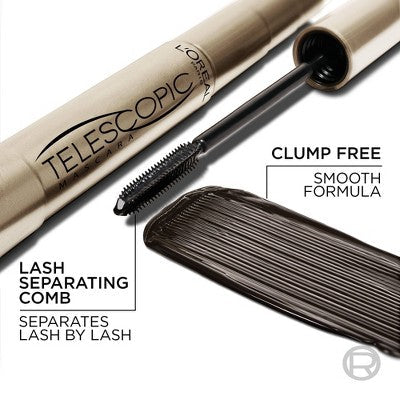 L'Oreal Paris Telescopic Original Mascara 905 Black 0.27 fl oz - Missing Box